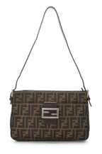 Fendi,  Brown Zucca Canvas Shoulder Bag, Brown