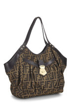 Fendi,  Brown Zucca Canvas Chef Pocket Tote Large, Brown