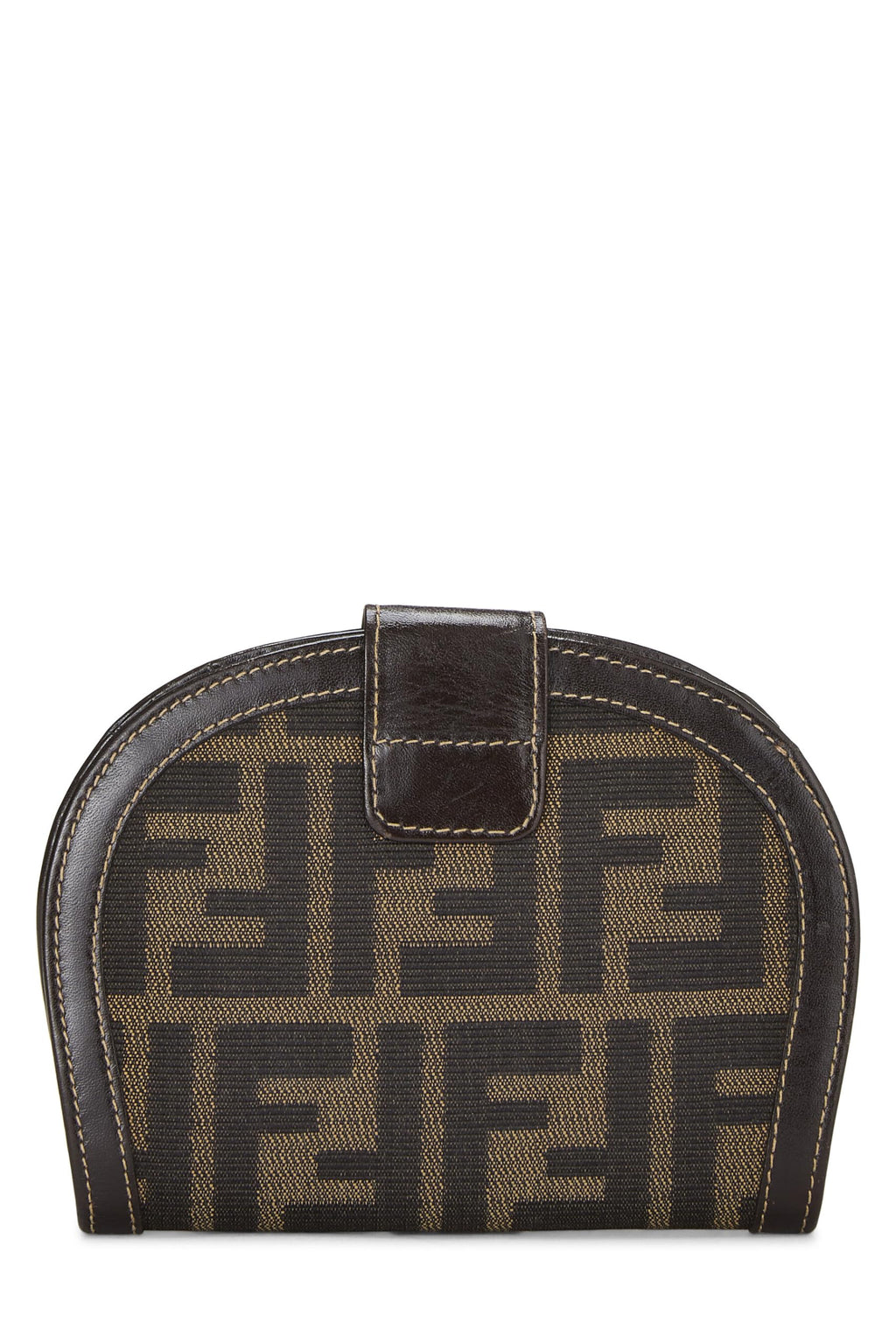 Fendi,  Brown Zucca Canvas Wallet, Brown