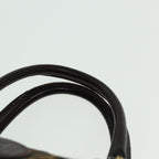 FENDI Zucca Canvas Boston Bag Brown Black81784