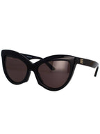 Balenciaga Eyewear BB Cat Eye Sunglasses Black
