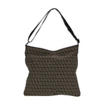 FENDI Zucca Canvas Shoulder Bag Brown Black81825