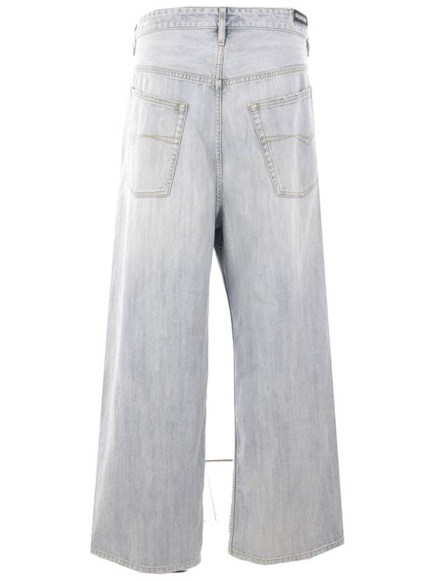 Balenciaga Denim Straight Jeans Blue