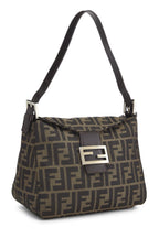 Fendi,  Brown Zucca Canvas Shoulder Bag, Brown