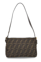 Fendi,  Brown Zucca Canvas Shoulder Bag, Brown