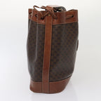 CELINE Macadam Canvas Clutch Bag Shoulder Bag PVC Leather 2Set Brown  81986