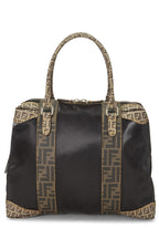 Fendi,  Black Zucca Nylon Tote Large, Black