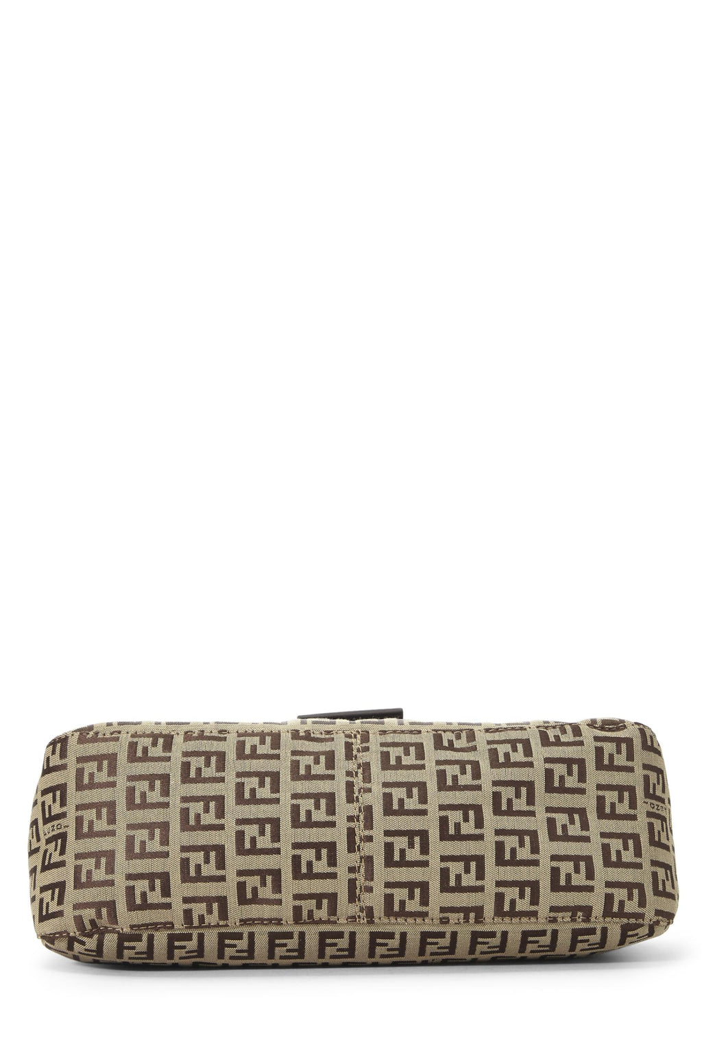 Fendi,  Beige Zucchino Canvas Shoulder Bag, Brown