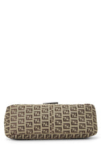 Fendi,  Beige Zucchino Canvas Shoulder Bag, Brown