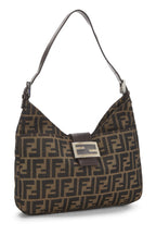 Fendi,  Brown Zucca Canvas Shoulder Bag, Brown