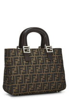 Fendi,  Brown Zucca Canvas Handbag Small, Brown