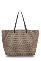 Fendi,  Brown Zucchino Roll Tote, Brown