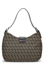 Fendi,  Brown Zucchino Shoulder Bag Small, Brown