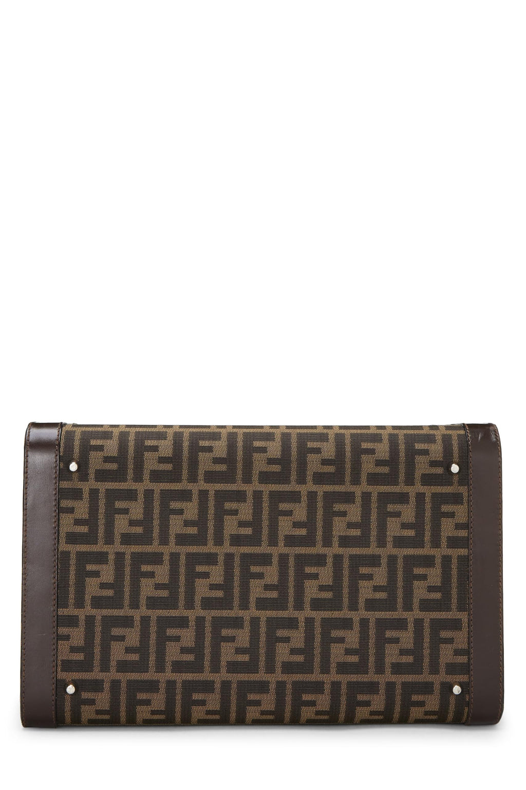 Fendi,  Brown Zucca Canvas Box Vanity, Brown