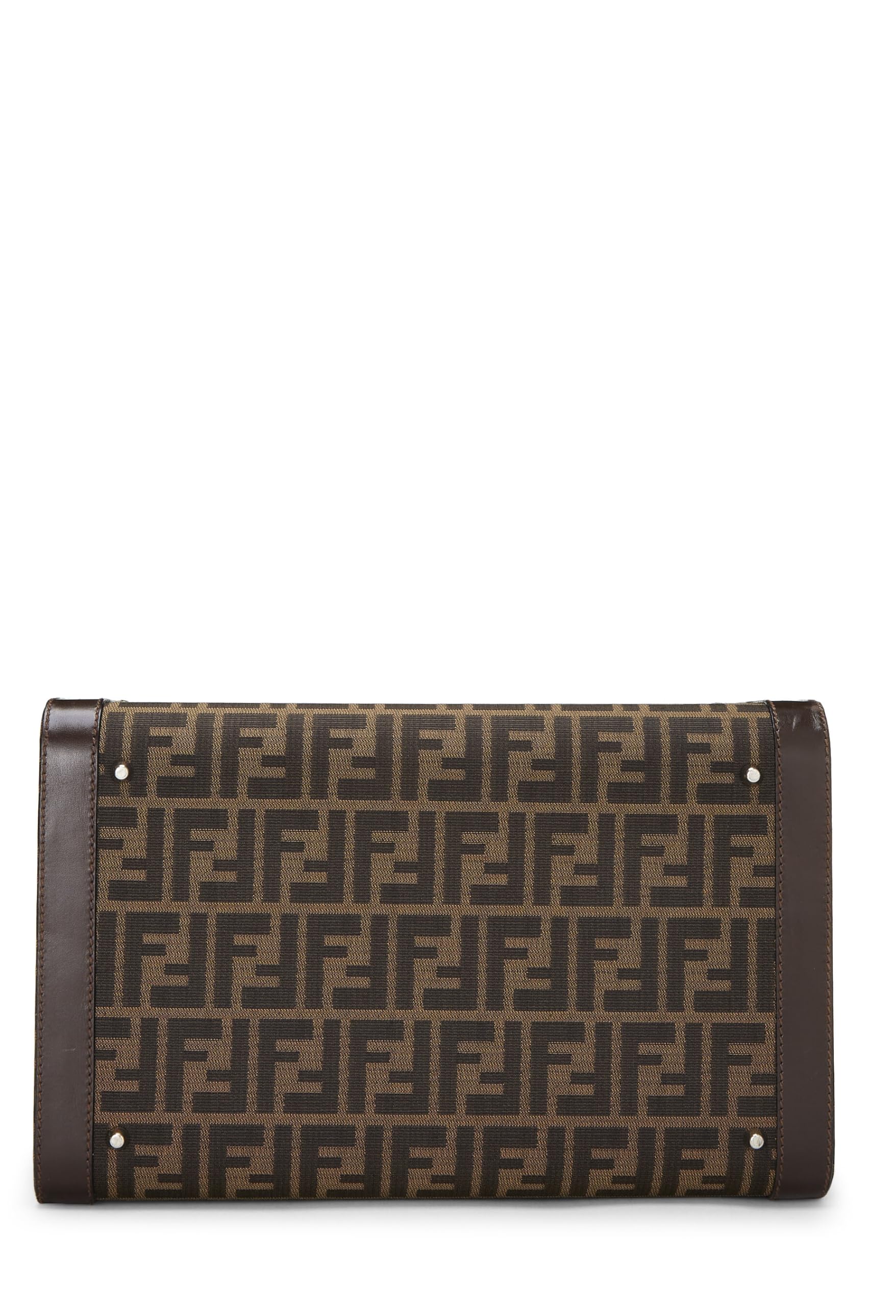 Fendi,  Brown Zucca Canvas Box Vanity, Brown