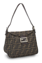 Fendi,  Brown Zucca Canvas Shoulder Bag, Brown