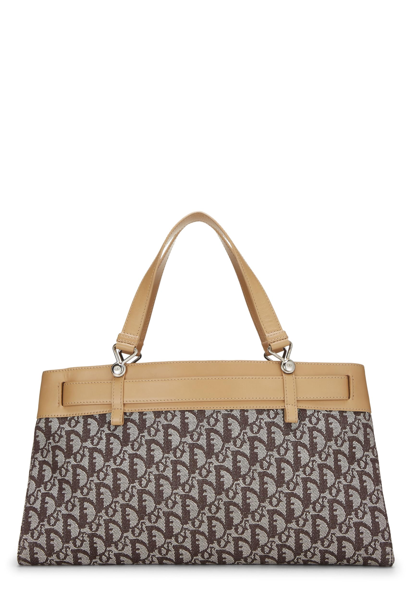 Dior,  Brown Trotter Canvas Handbag, Brown