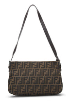 Fendi,  Brown Zucca Canvas Shoulder Bag, Brown