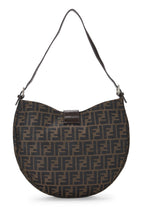 Fendi,  Brown Zucca Canvas Shoulder Bag, Brown