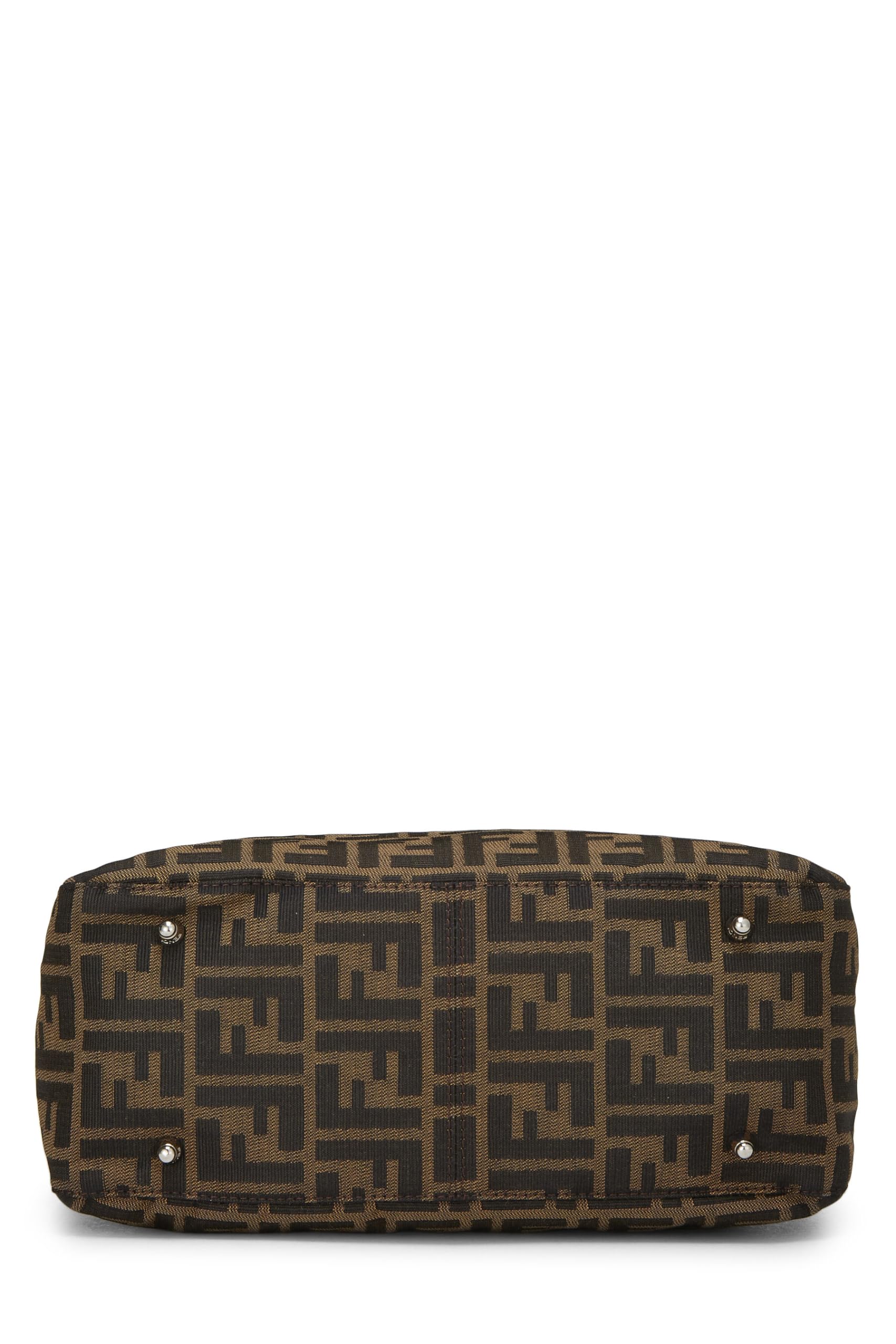 Fendi,  Brown Zucca Canvas Handbag Small, Brown