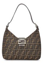 Fendi,  Brown Zucca Canvas Shoulder Bag, Brown