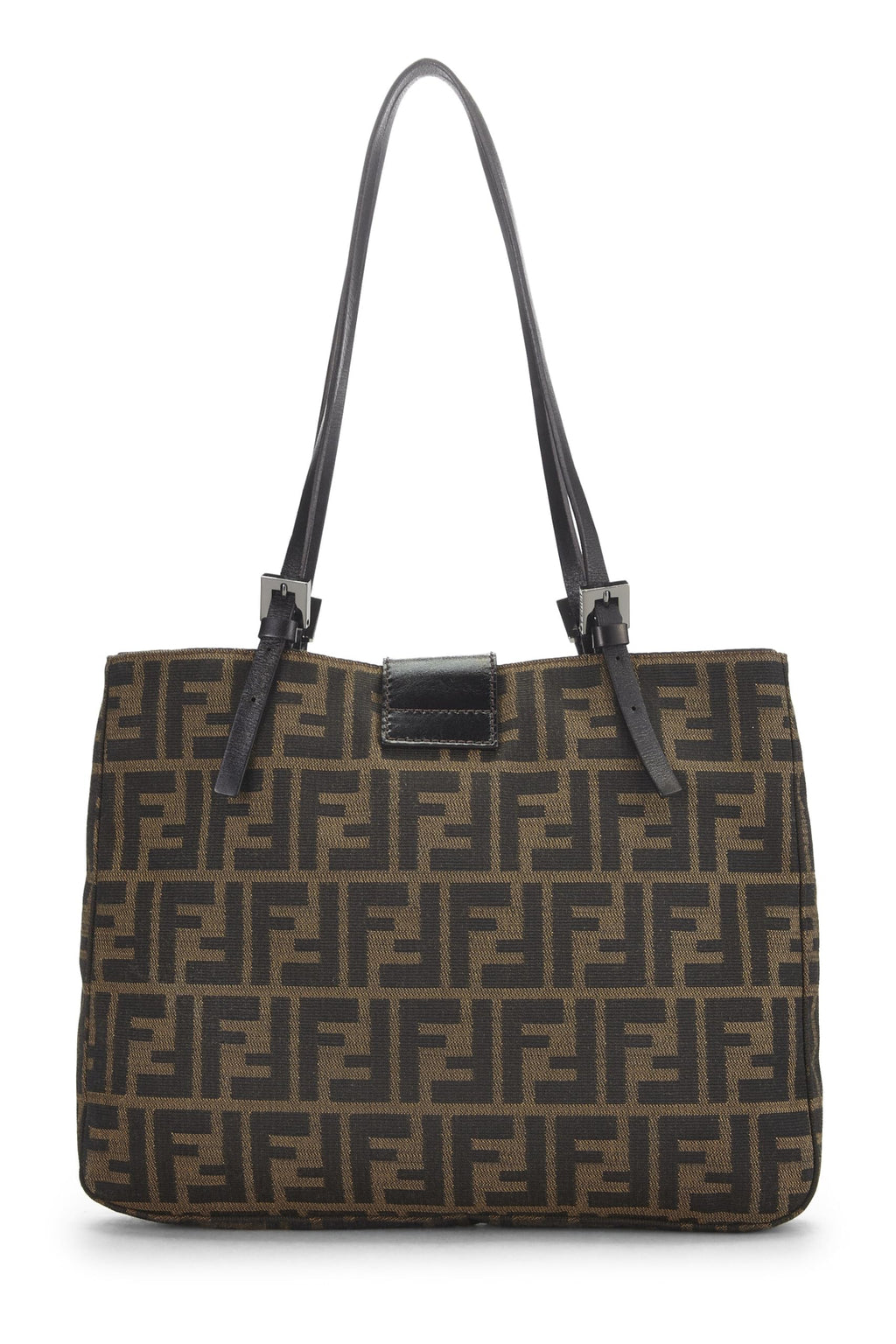 Fendi,  Blrown Zucca Canvas Tote Small, Brown