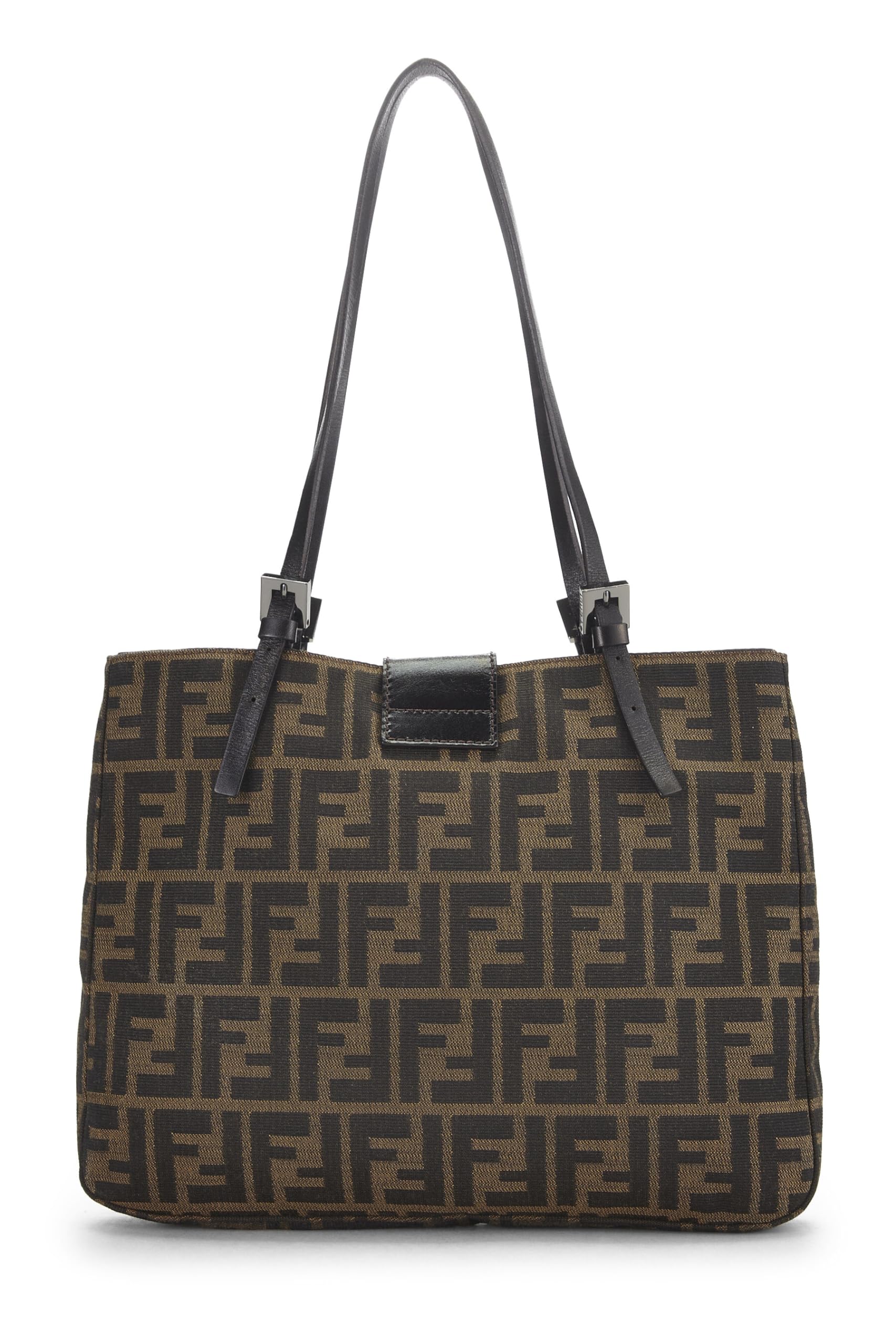 Fendi,  Blrown Zucca Canvas Tote Small, Brown