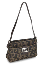 Fendi,  Brown Zucca Canvas Shoulder Bag, Brown