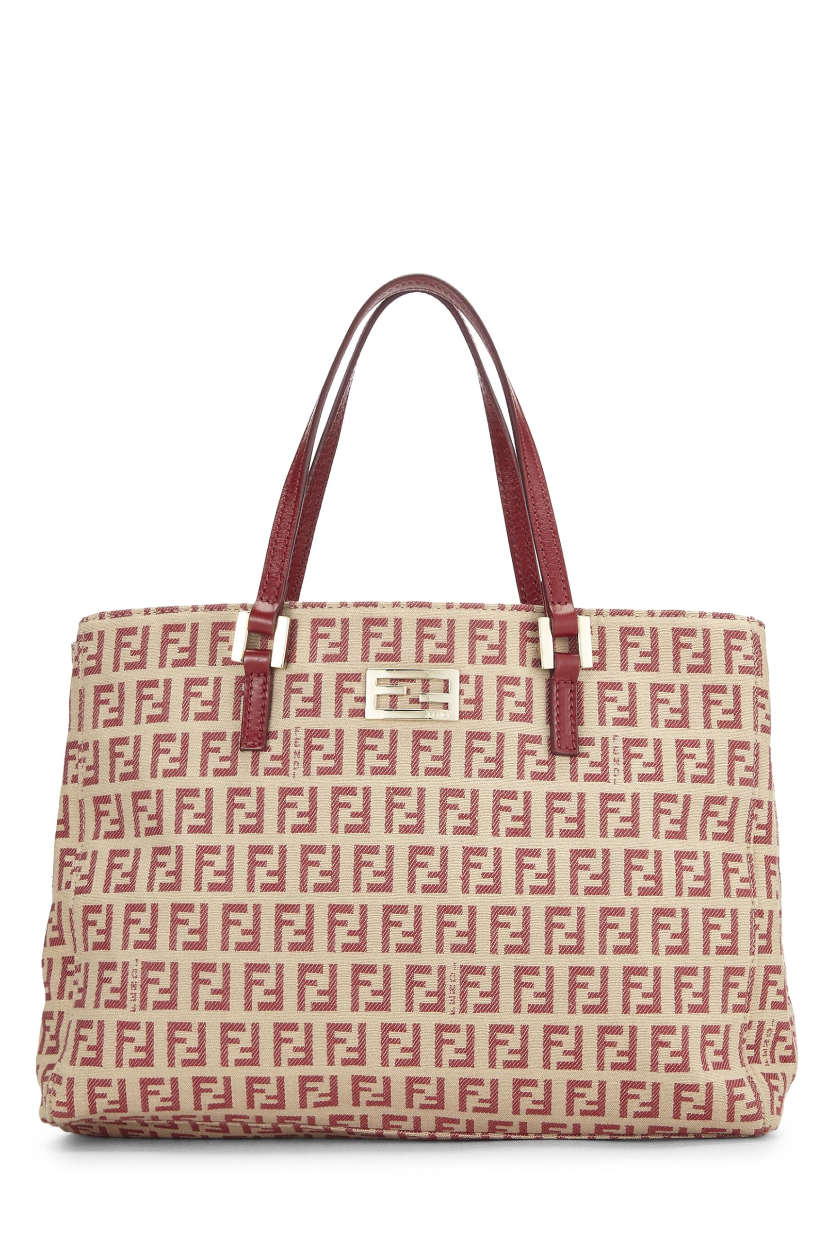 Fendi,  Red Zucchino Tote Small, Red