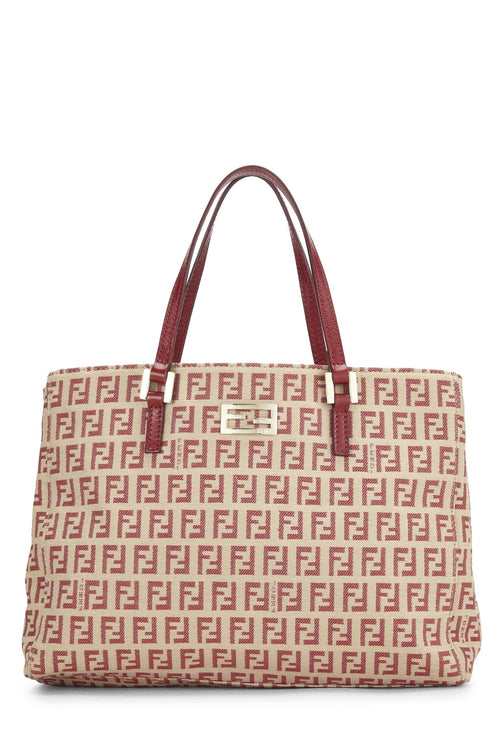Fendi,  Red Zucchino Tote Small, Red
