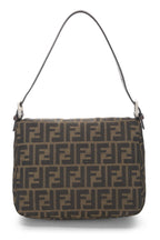 Fendi,  Brown Zucca Canvas Shoulder Bag, Brown