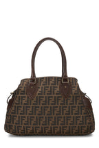 Fendi,  Brown Zucca Velour Bag Du Jour Small, Brown
