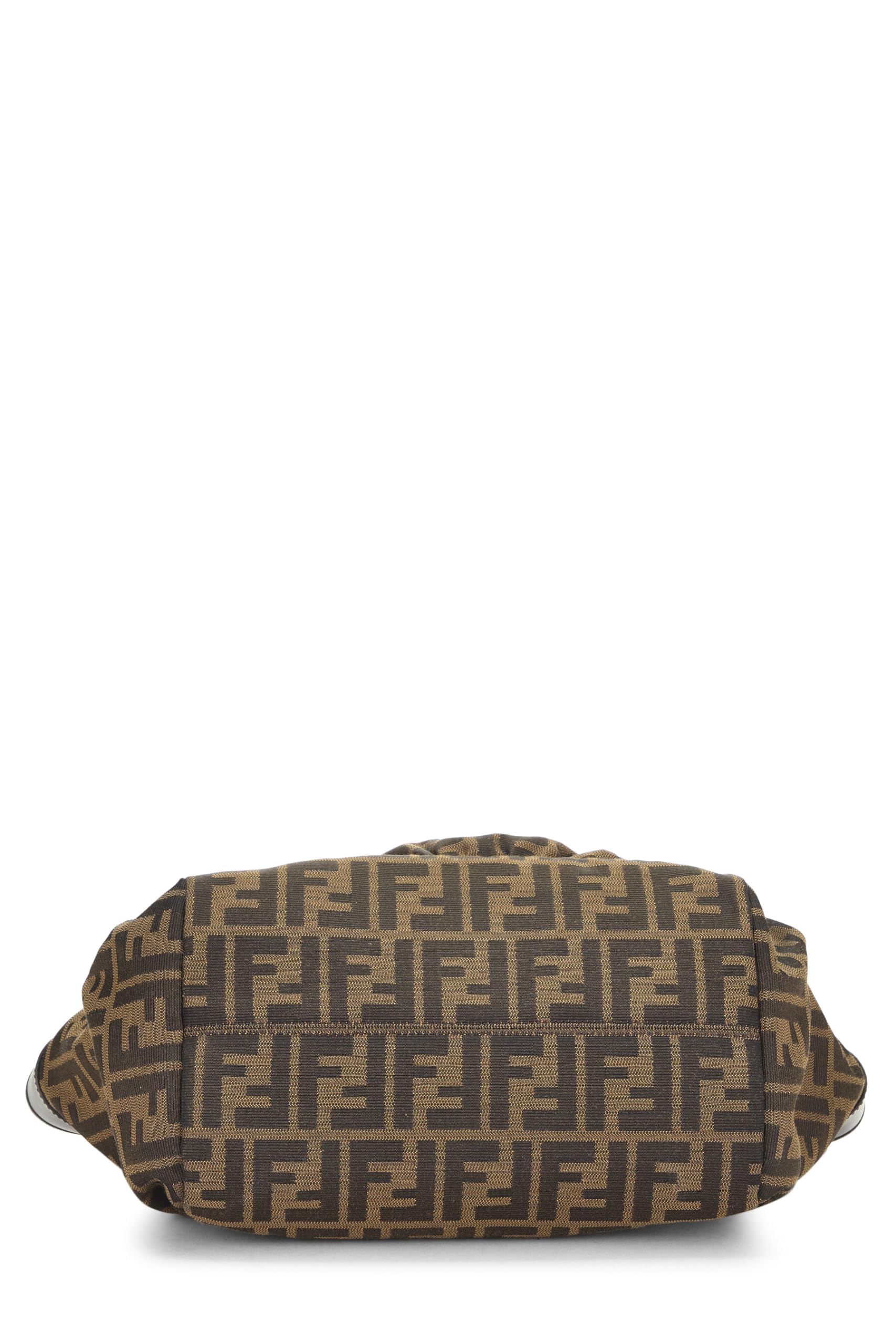 Fendi,  Brown Zucca Canvas Chef Pocket Tote Large, Brown