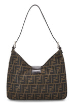 Fendi,  Brown Zucca Canvas Shoulder Bag, Brown