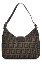 Fendi,  Brown Zucca Canvas Shoulder Bag, Brown