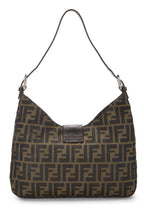 Fendi,  Brown Zucca Canvas Shoulder Bag, Brown