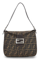 Fendi,  Brown Zucca Canvas Shoulder Bag, Brown
