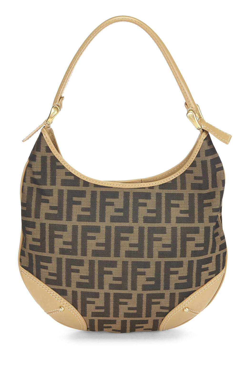 Fendi,  Brown Zucca Canvas Hobo, Brown