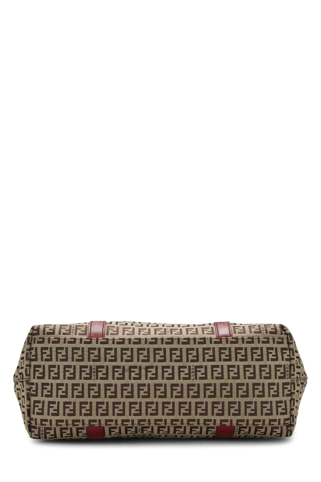 Fendi,  Red Zucchino Canvas Superstar Tote, Red