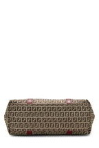 Fendi,  Red Zucchino Canvas Superstar Tote, Red
