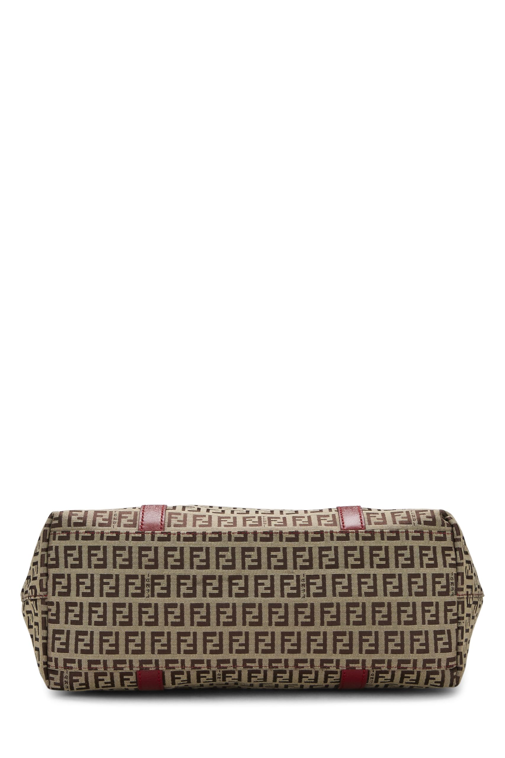 Fendi,  Red Zucchino Canvas Superstar Tote, Red