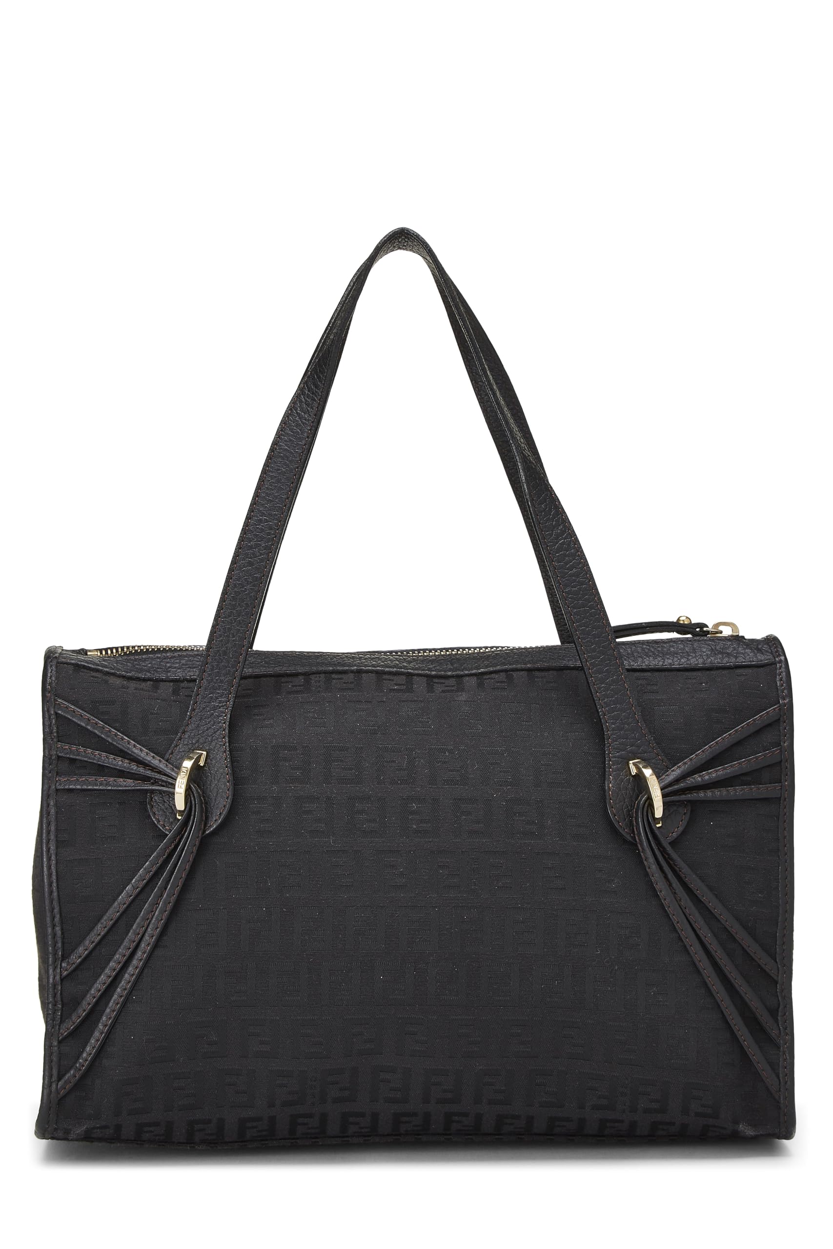 Fendi,  Black Zucchino Tote Small, Black