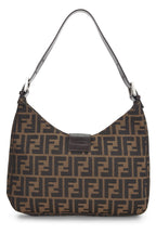 Fendi,  Brown Zucca Canvas Shoulder Bag, Brown