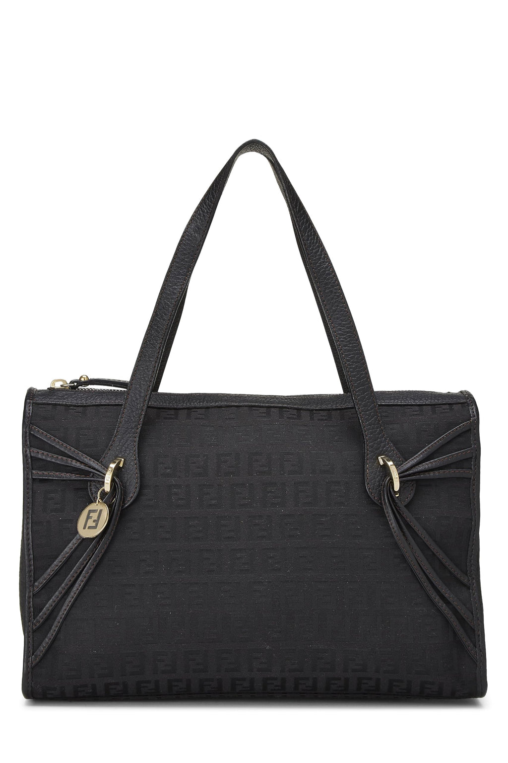 Fendi,  Black Zucchino Tote Small, Black