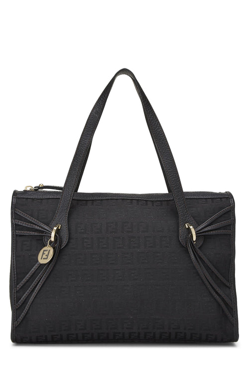 Fendi,  Black Zucchino Tote Small, Black