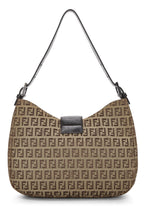 Fendi,  Brown Zucchino Shoulder Bag, Brown