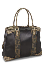 Fendi,  Black Zucca Nylon Tote Large, Black
