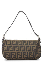 Fendi,  Brown Zucca Canvas Shoulder Bag, Brown