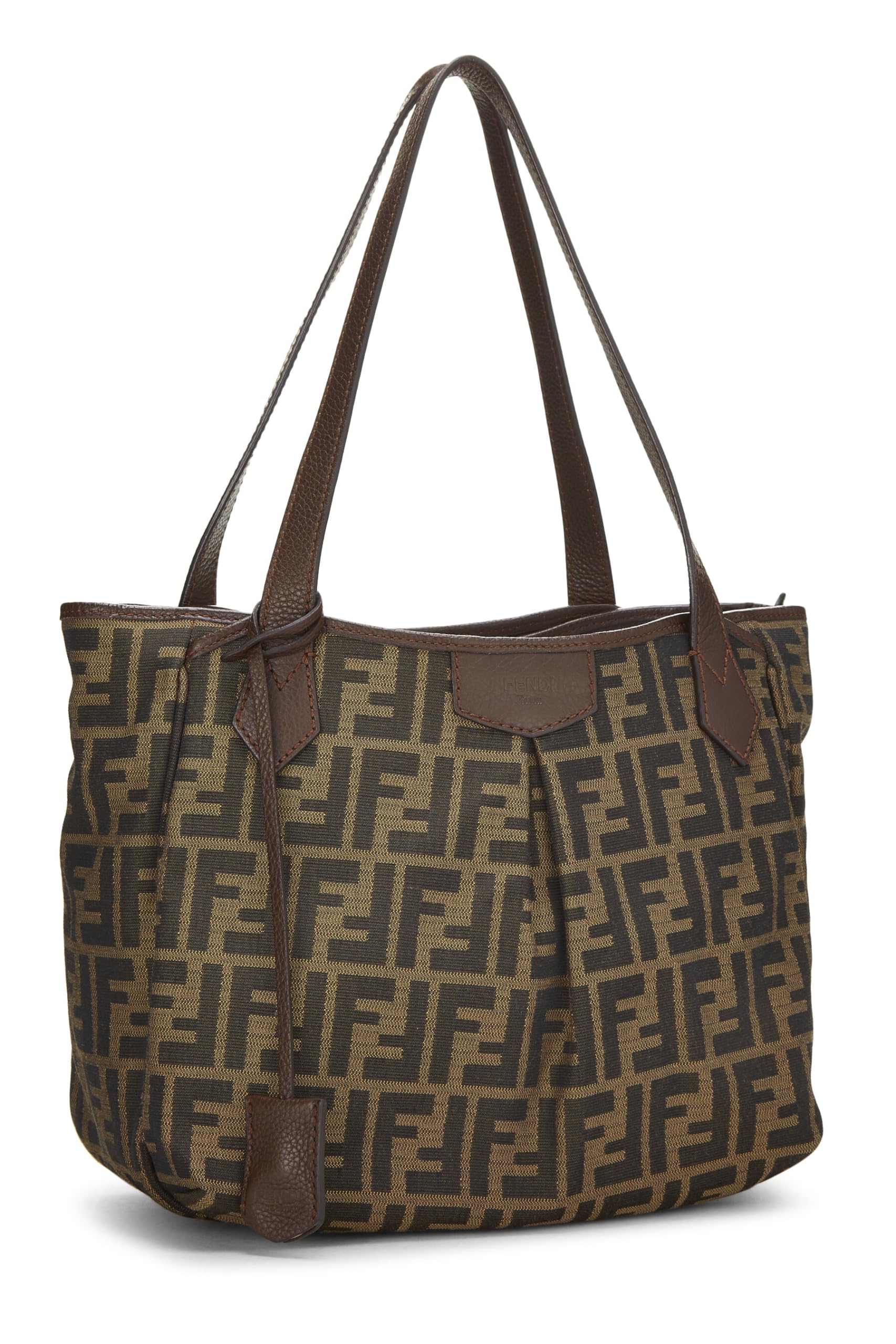 Fendi,  Brown Zucca Canvas Grand Shopping Tote Medium, Brown
