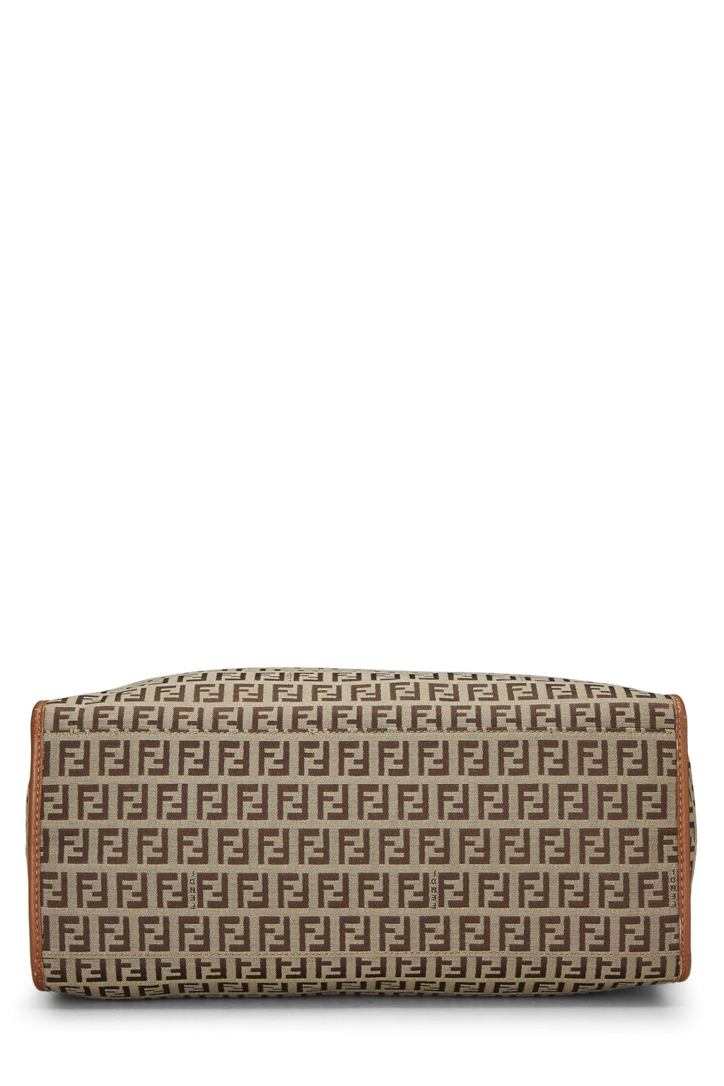 Fendi,  Brown Zucchino Canvas Tote Medium, Brown